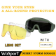 Desert Storm Goggles（lens version）- Black