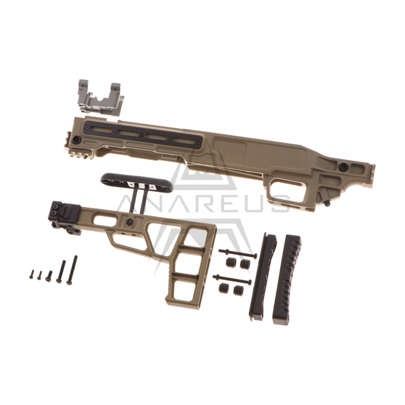 Maple Leaf MLC-S2 Tactical Folding Chassis for VSR-10 - Dark Earth