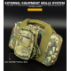 WST laser MOLLE gun bag 35cm - Black