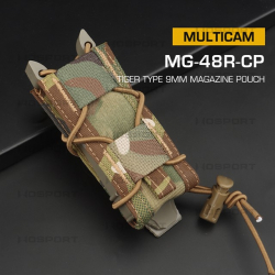 Tiger type MOLLE sumka na 9mm pistolové zásobníky - černá