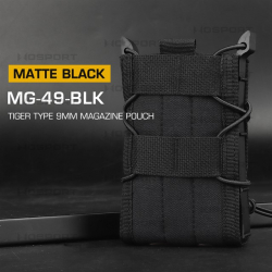 Tiger type MOLLE sumka na 5.56 zásobníky M4/M16 - černá