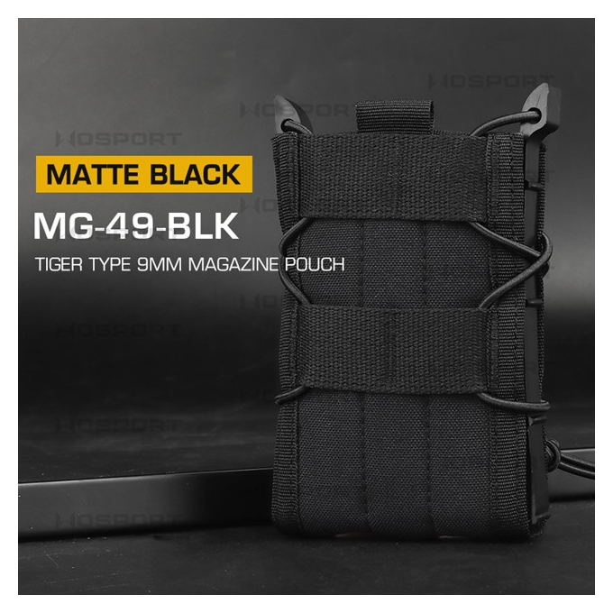 Tiger type MOLLE sumka na 5.56 zásobníky M4/M16 - černá