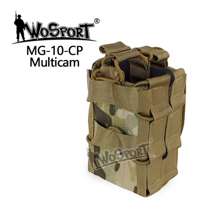 MOLLE Open Double M4 magazine storage bag/Pouch - MC