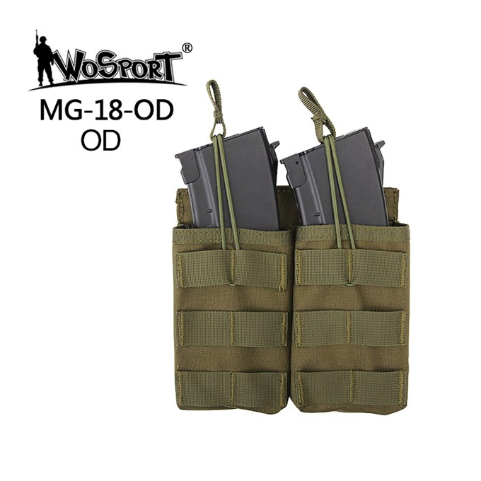 MOLLE Open Dual G36 magazine storage bag/Pouch - Green