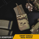 SRMP MOLLE Open Single M4 magazine storage bag/Pouch - MC