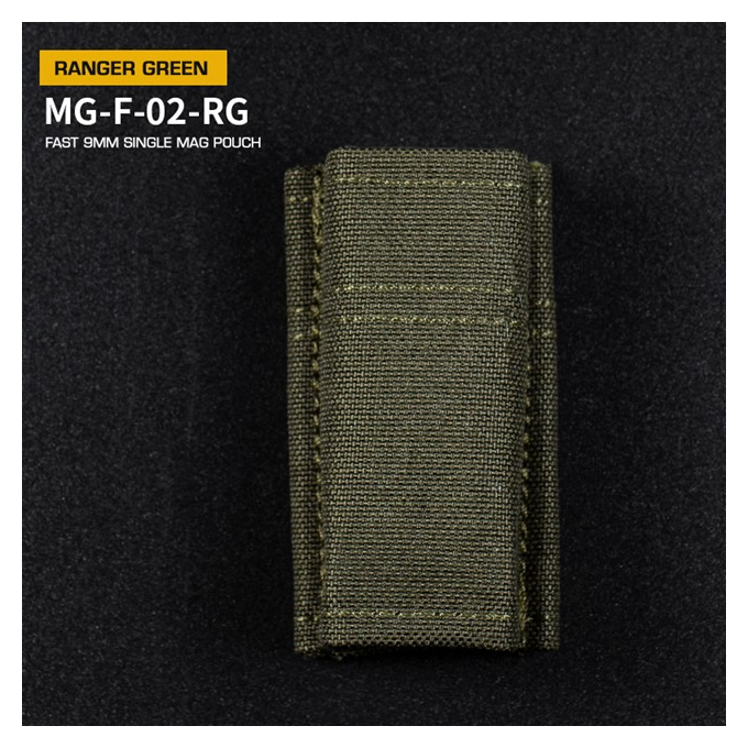 FAST Type 9mm Magazine Pouch - Ranger Green