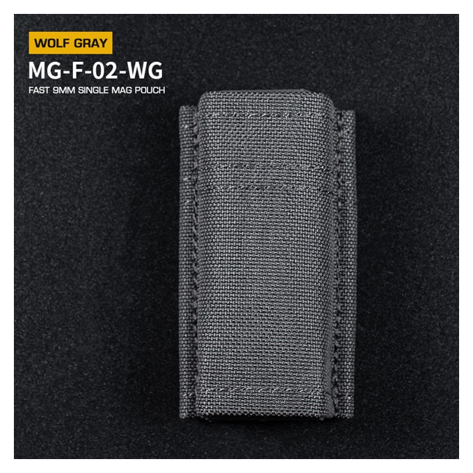 FAST Type 9mm Magazine Pouch - Grey