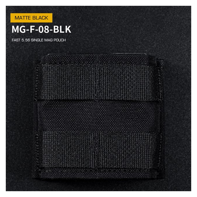 FAST type Single MOLLE sumka na 5.56 zásobníky M4/M16 - černá