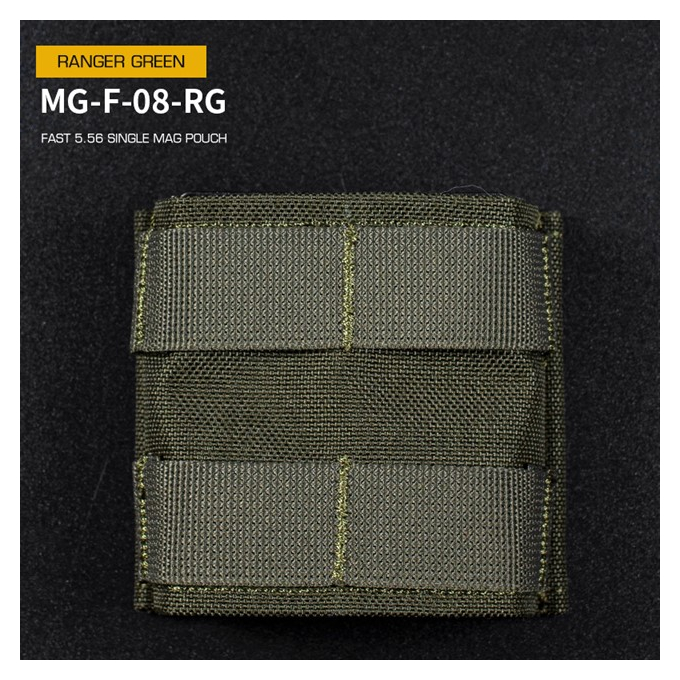 FAST Type Single 5.56 Magazine Pouch - Ranger Green