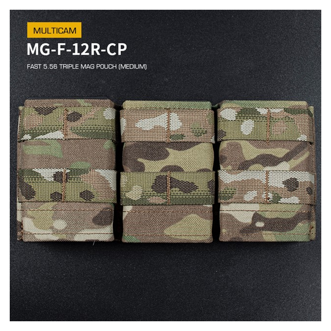 FAST Type Triple 5.56 Magazine Pouch (Medium) - MC