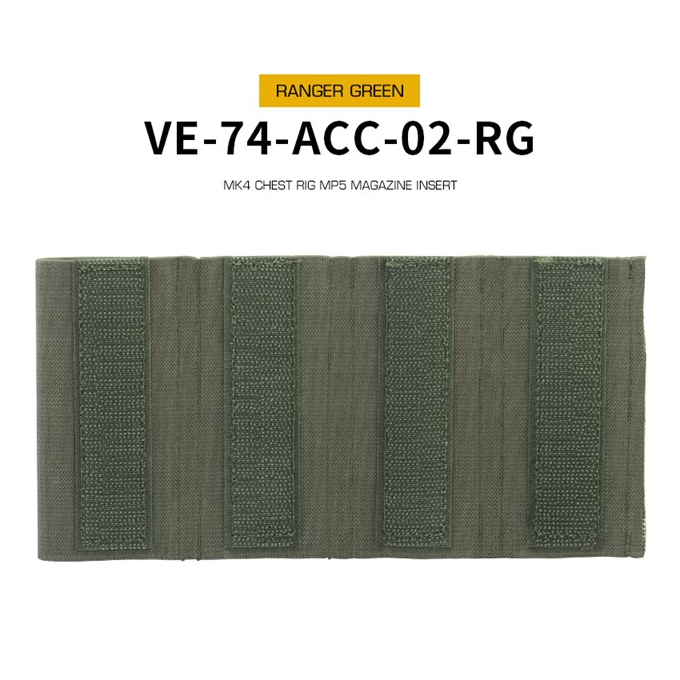 MK4 Chest Rig MP5 Magazine Insert - Ranger Green