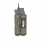 Single MOLLE Open Pouch, Olive, AR15/M4/M16