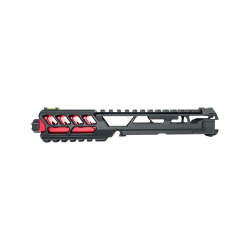 CTM FUKU-2 CNC UPPER SET for AAP01 Black / Red - Long Cutout version