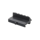 OFFSET PICATINNY RAIL BASE - 45°, Black