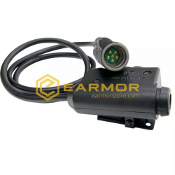 EARMOR M52 Military Version PTT, NATO 6-pin Connector