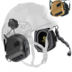 EARMOR M32H PLUS Electronic Tactical Headset, Helmet Mount - Coyote Brown