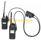 EARMOR M56 DUALCOMM PTT spínač, konektor Kenwood / Baofeng 2-pin