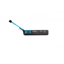 Li-Pol battery Titan 7,4V 1000mAh, 25C - Stick (buffer)