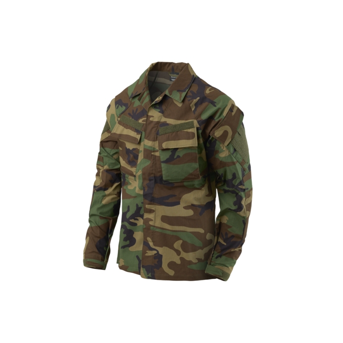 Blůza taktická RAID PolyCotton Stretch rip-stop - US Woodland