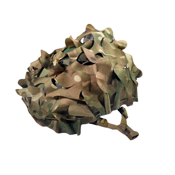 ANAREUS 3D Universal Camouflage Helmet Cover, Laser-Cut - MC