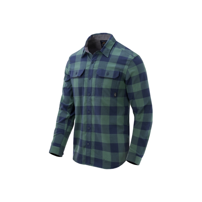 GreyMan Shirt - Moss Green Checkered