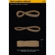 WST Cable Organizer, 6 pcs - Coyote