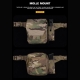 WST Fanny Pack Molle Adapter Panel , Small (4 Rows) - MC