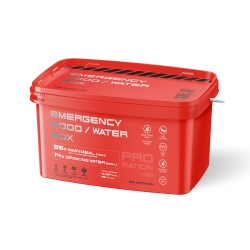 Nouzové balení potravin Emergency Food/Water BOX (25 porcí)