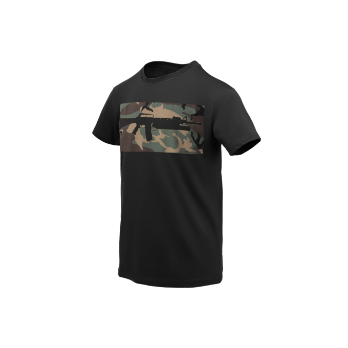 T-shirt 16/203 combo - Black/US Woodland