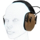 EARMOR M300T Electronic Hearing Protector - Coyote Brown