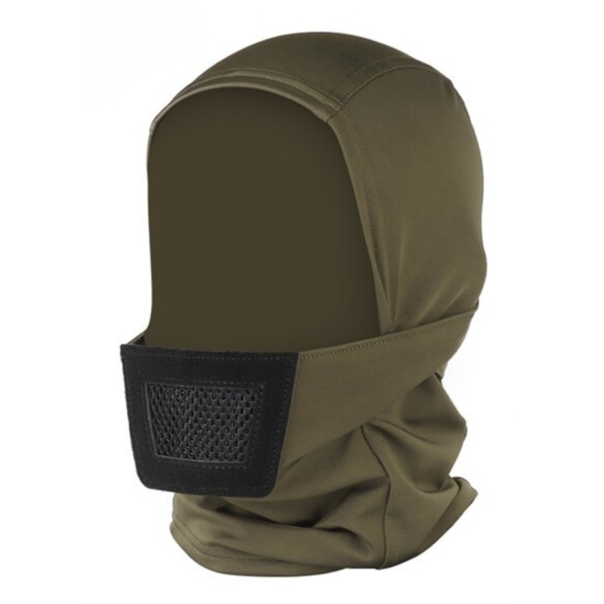 WST Knight Balaclava with Teeth Guard - green