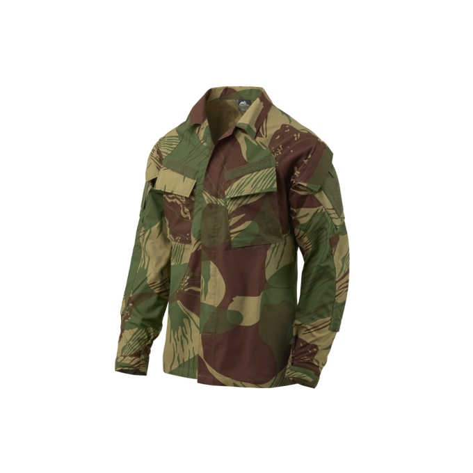 Raid Shirt - PolyCotton Stretch Ripstop - Rhodesian Camo