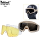 WST Desert Storm Goggles, 3 Lenses set - Tan