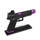 Novritsch Hi-Capa/Glock Pistol Stand, Glass Base - Black