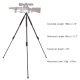 VO Rifle Stand BBS V MOUNT TRIPOD - Black