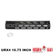 URX4 M-LOK RAIL 10.75 INCH - AG VERSION - Black