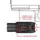 Olight weapon flashlight PL Turbo Valkyrie - Black