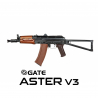 E&L AKS-74UN Platinum GATE ASTER SE V3 - Černá/dřevo