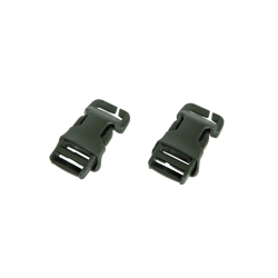 Plastic Buckle Up Adapters - Olive