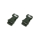 Plastic Buckle Up Adapters - Olive