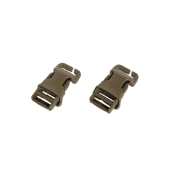 Plastic Buckle Up Adapters - Coyote Brown