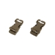 Plastic Buckle Up Adapters - Coyote Brown