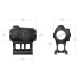 VO SCRAPPER 1x22 SOLAR Multi-Reticle Red Dot Sight - Black