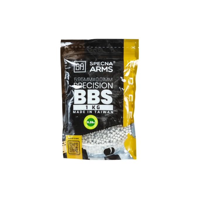 Specna Arms EDGE ULTRA™ BIO Pellets 0,36g, 2780 BBs - White