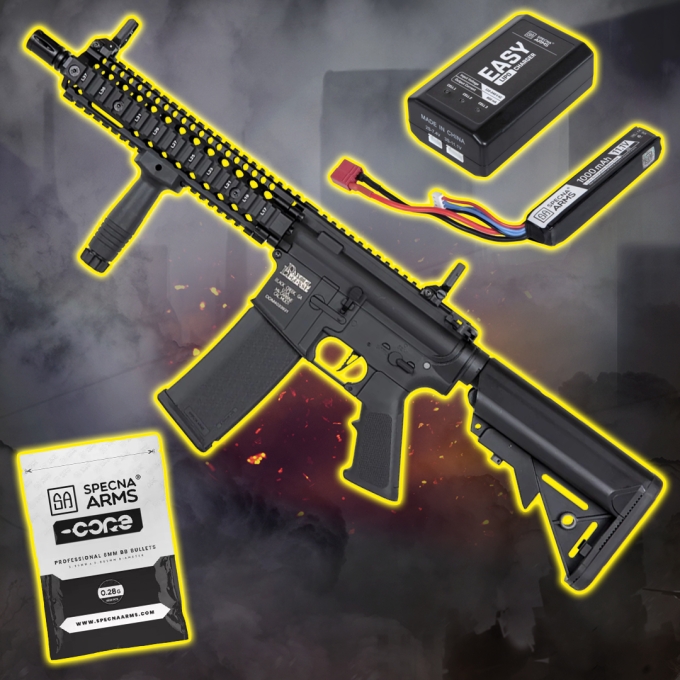 Výhodný set SA Daniel Defense® SA-C19 CORE™ HAL ETU™ - Čierna