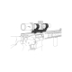 VO AR15 One-Piece Adjustable Extended Mount for 30mm Riflescope - Black