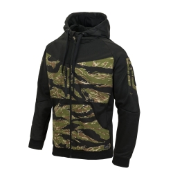 HELIKON mikina ROGUE (FullZip)® - Čierná/Tiger stripe