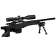 Novritsch SSG96 MK2, 2,7J Airsoft Sniper Rifle (440fps, M160) - Black