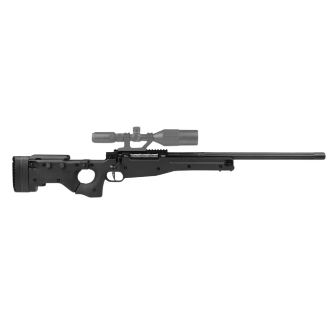 Novritsch SSG96 MK2, 2,7J Airsoft Sniper Rifle (440fps, M160) - Black