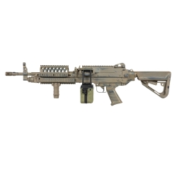 A&K MK46 MOD 0 Airsoft Machine Gun - Battleworn Flat Dark Earth